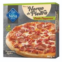 PIZZA DOBLE PEPERONI HORNO PIEDRA 6U.