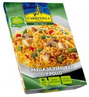CARR.PAELLA VERDURAS C/POLLO 250GR.