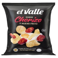 PATATAS CHORIZO/HUEVO 120 GRS C/10 UND