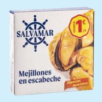 SALV. MEJILLONES ESCABECHE RO120